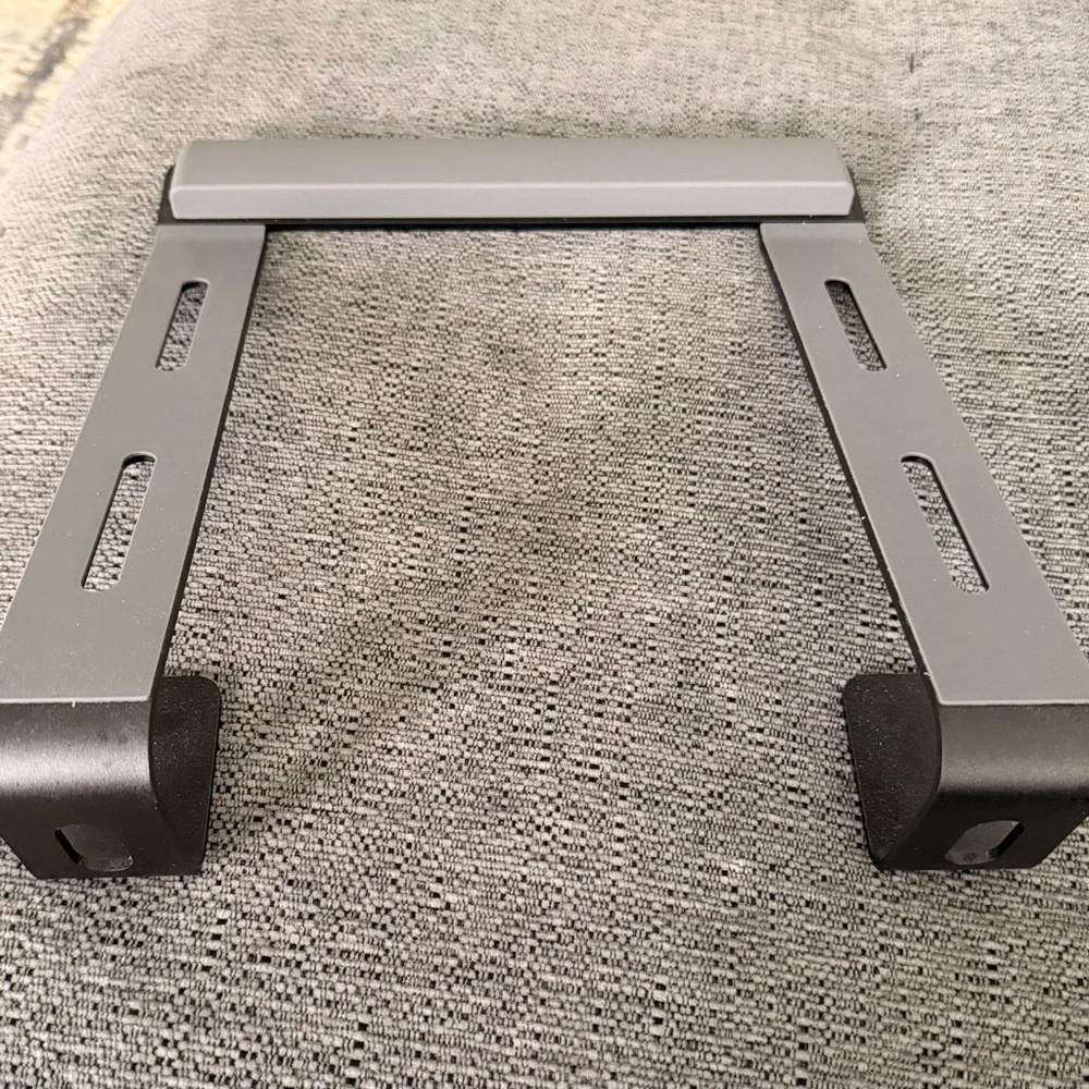 Gray Metal Laptop Stand
